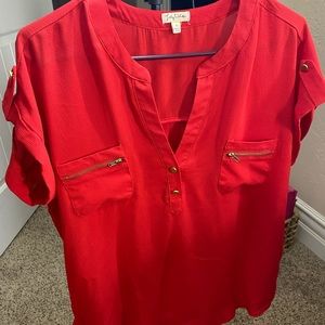 Red short sleeve